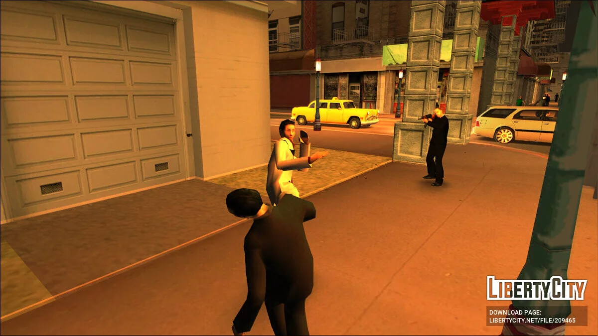 Кадзума Кирю (Yakuza)  в стиле SA / GTA San Andreas