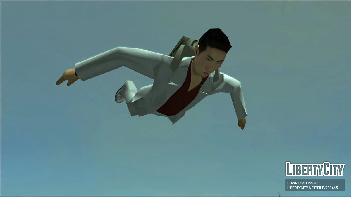 Кадзума Кирю (Yakuza)  в стиле SA / GTA San Andreas