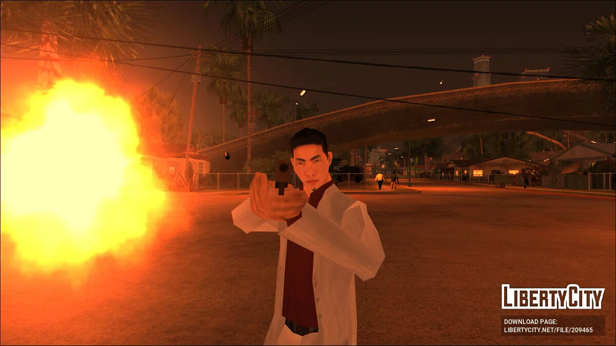 Кадзума Кирю (Yakuza)  в стиле SA / GTA San Andreas