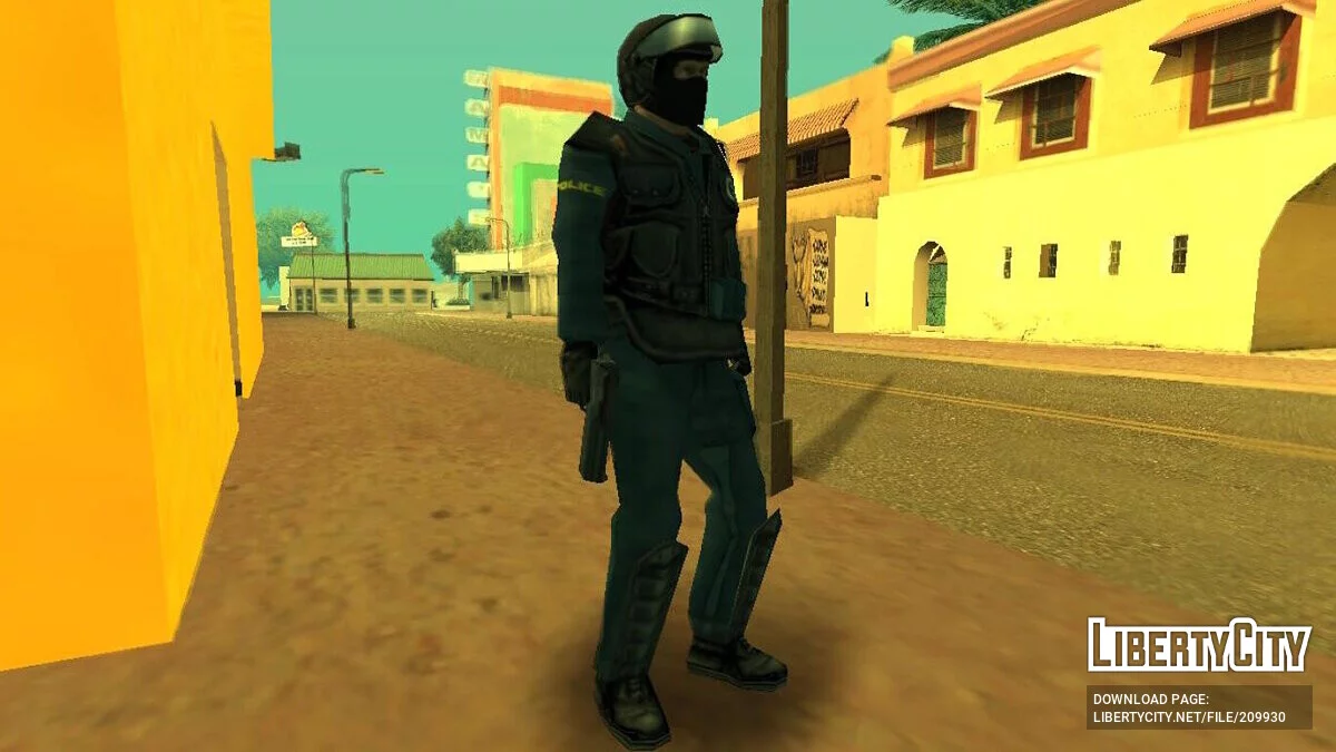 SWAT из Manhunt 1 (Remade) / GTA San Andreas