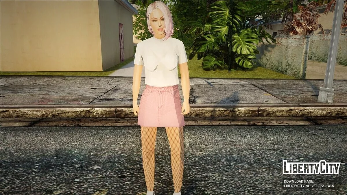 Симпатичная девушка / GTA San Andreas