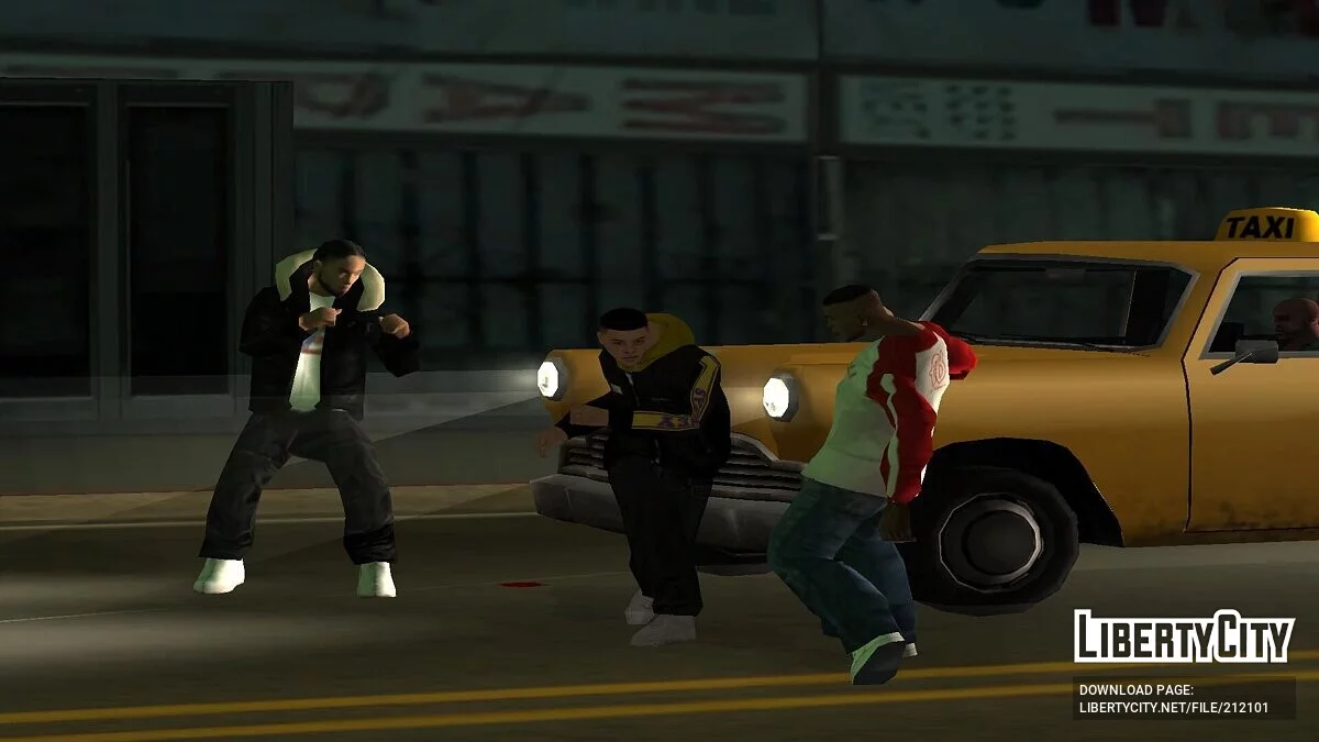 Сборник скинов испаноязычной уличной банды Latin Kings из Чикаго и Нью-Йорка / GTA San Andreas