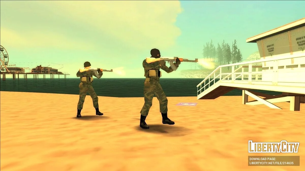 Пехота РФ 1995 года (адаптация к PedFuncs) / GTA San Andreas