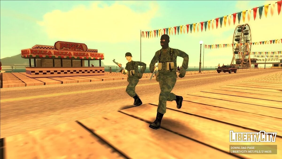 Пехота РФ 1995 года (адаптация к PedFuncs) / GTA San Andreas
