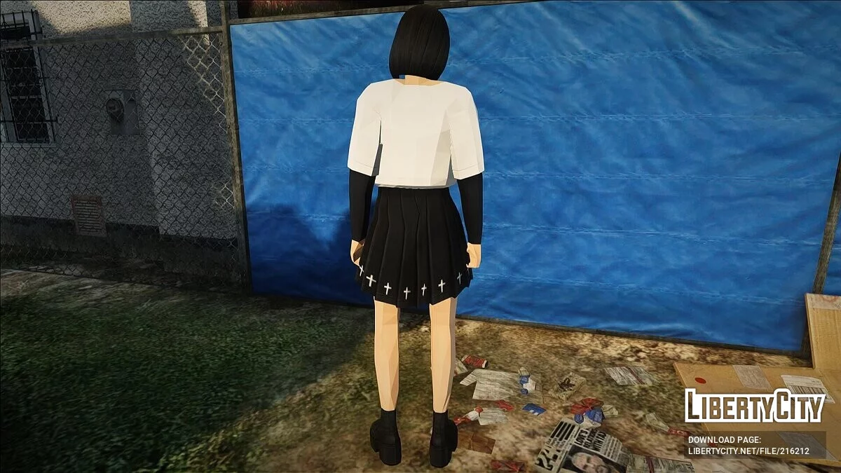 Девушка в SA стиле / GTA San Andreas