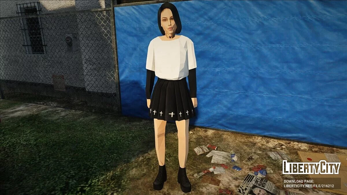 Девушка в SA стиле / GTA San Andreas