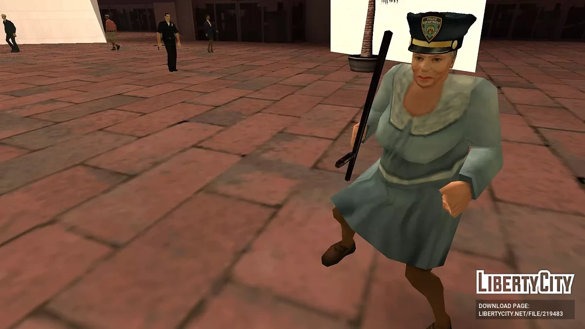 Полицейская бабка / GTA San Andreas