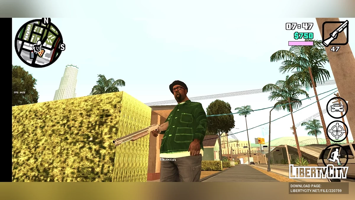 Биг Смоук вместо Сиджея (player.img) / GTA San Andreas