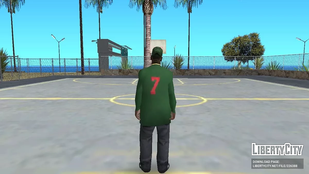 Свит Джонсон как новый член семьи Grove Street / GTA San Andreas