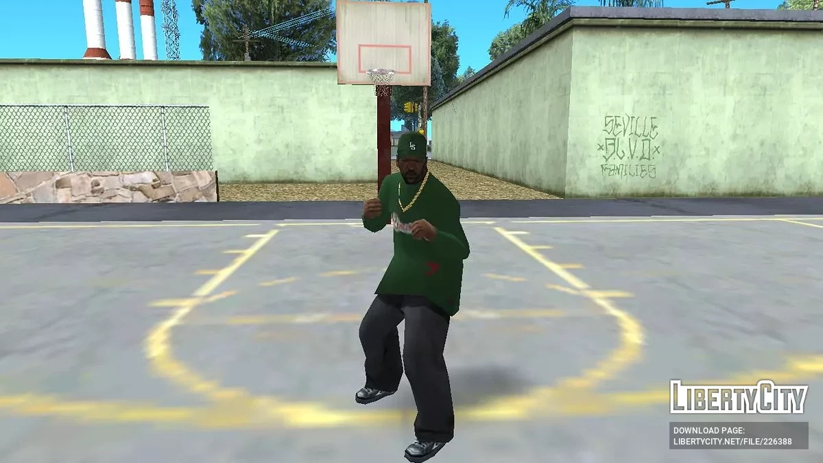 Свит Джонсон как новый член семьи Grove Street / GTA San Andreas