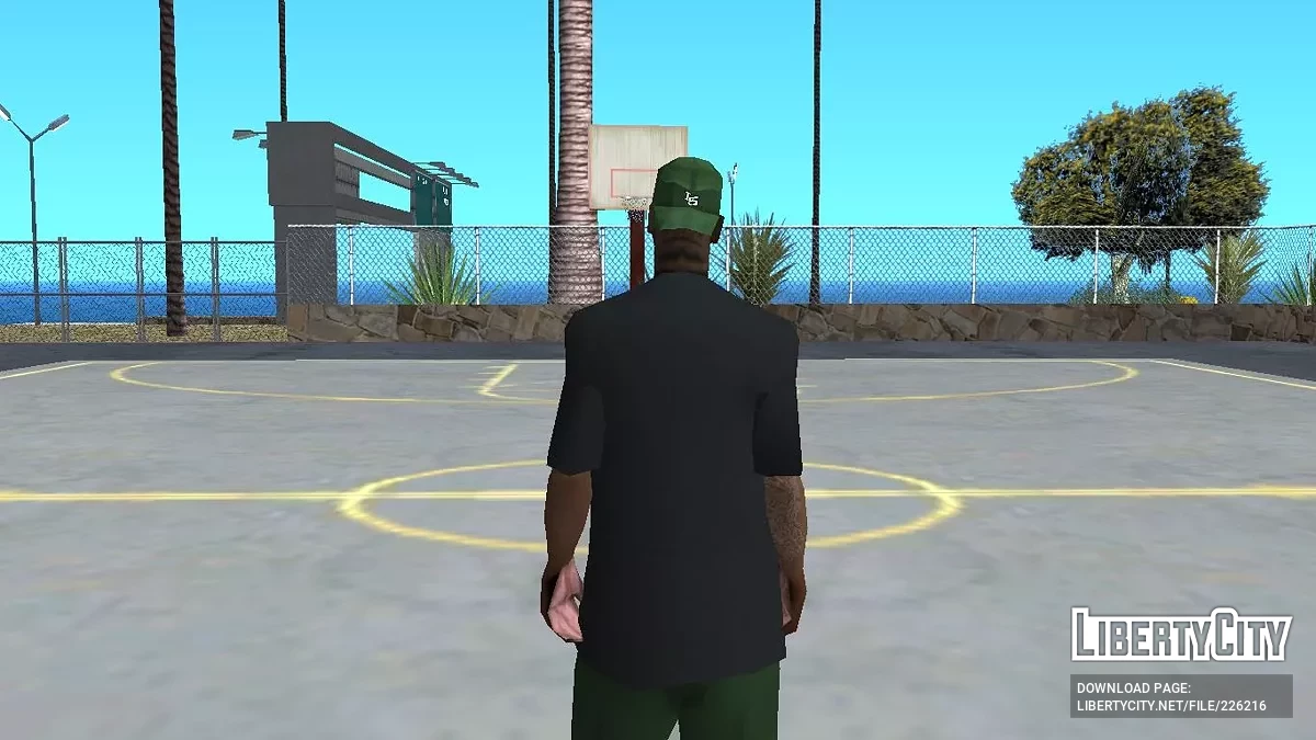 Обновленный Свит Джонсон (Одежда Grove Street) / GTA San Andreas