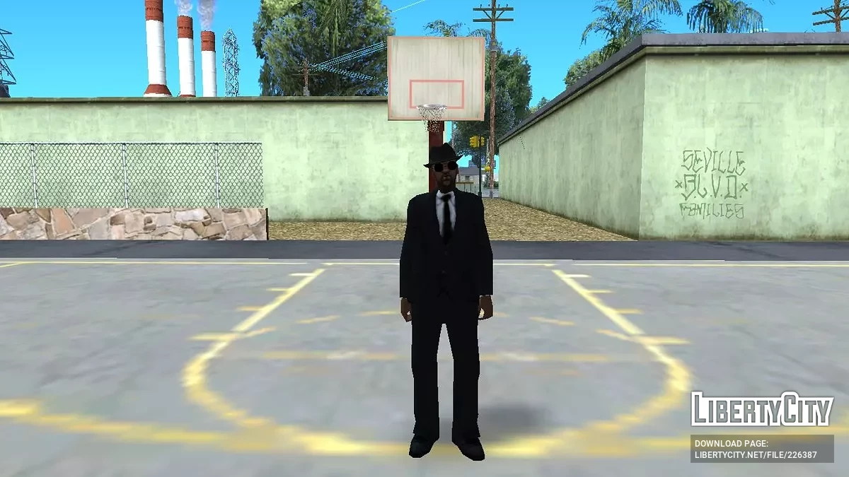 Свит Джонсон в черном смокинге / GTA San Andreas