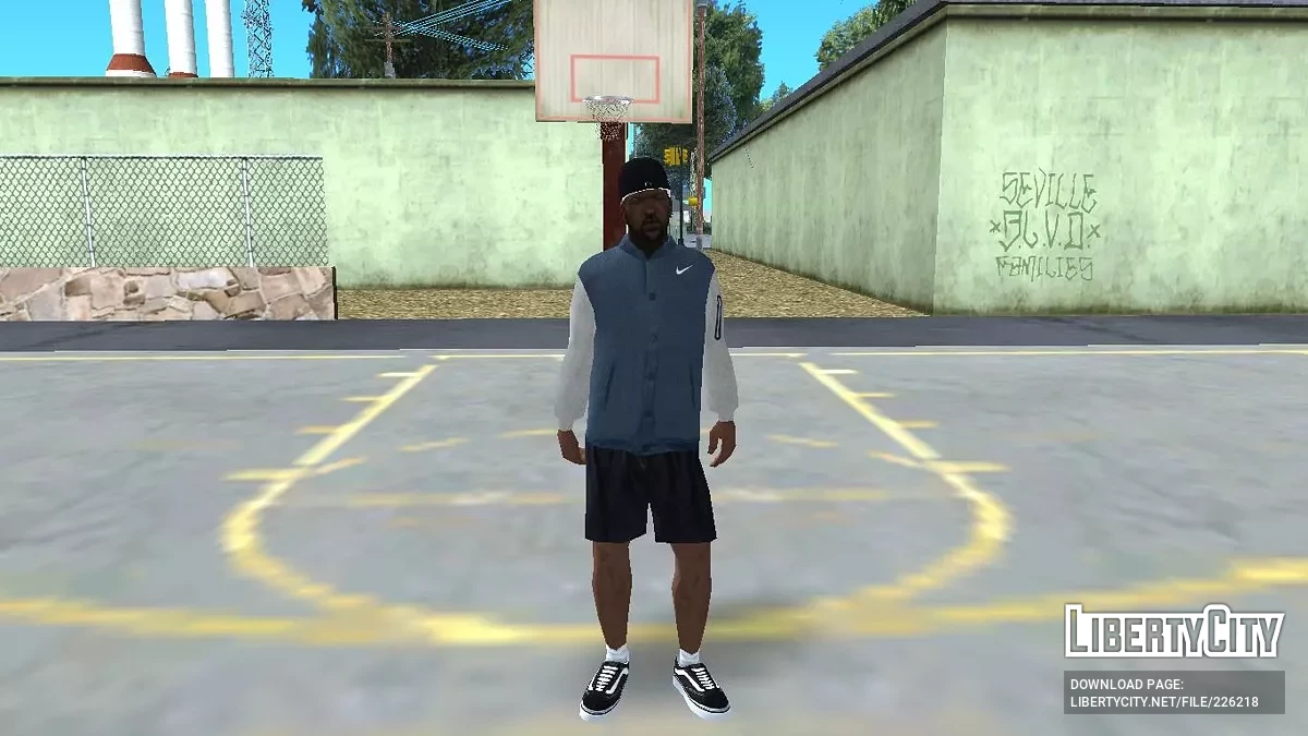 Свит Джонсон в повседневной одежде гангстера / GTA San Andreas