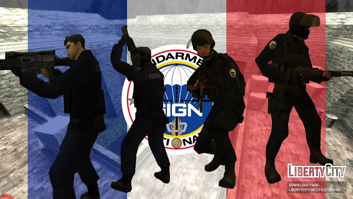 GIGN из Counter-Strike / GTA San Andreas
