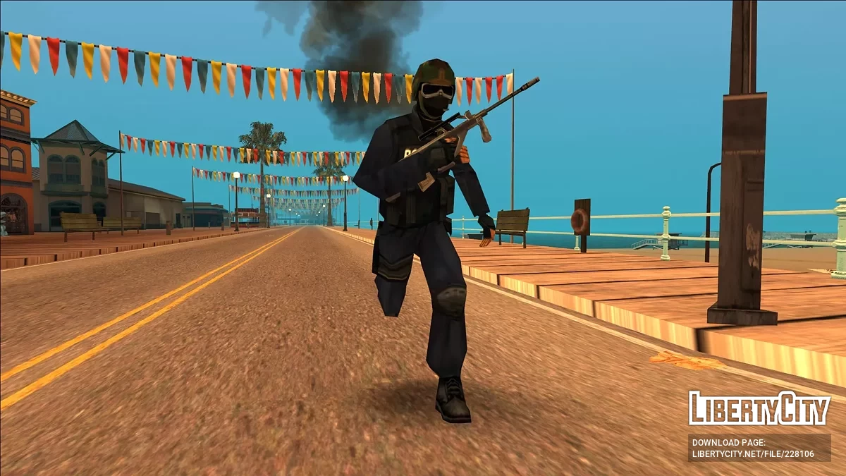 GSG-9 из Counter-Strike / GTA San Andreas