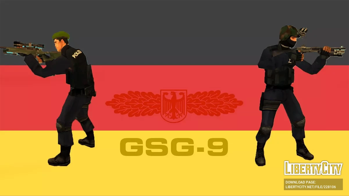GSG-9 из Counter-Strike / GTA San Andreas