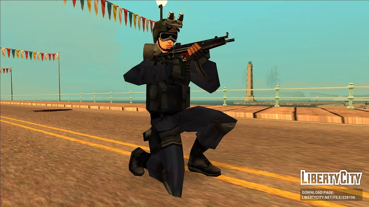 GSG-9 из Counter-Strike / GTA San Andreas