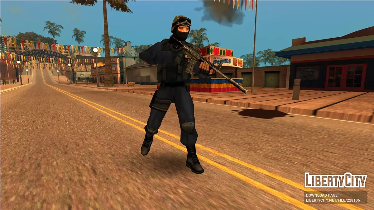 GSG-9 из Counter-Strike / GTA San Andreas
