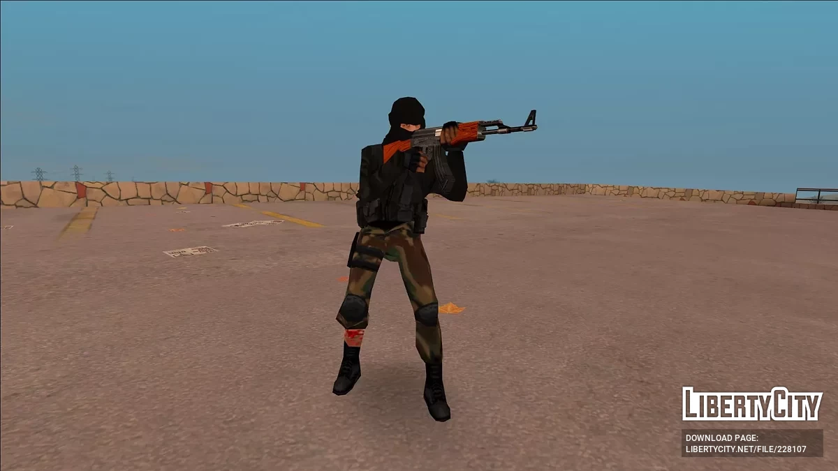 Повстанцы (партизаны) из Counter-Strike / GTA San Andreas