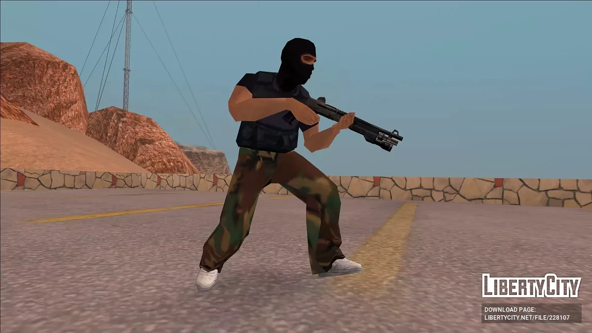 Повстанцы (партизаны) из Counter-Strike / GTA San Andreas