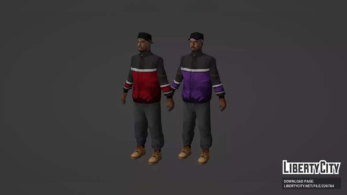 (SA Стиль) Красные Джексы и Фиолетовые Девятки / GTA San Andreas