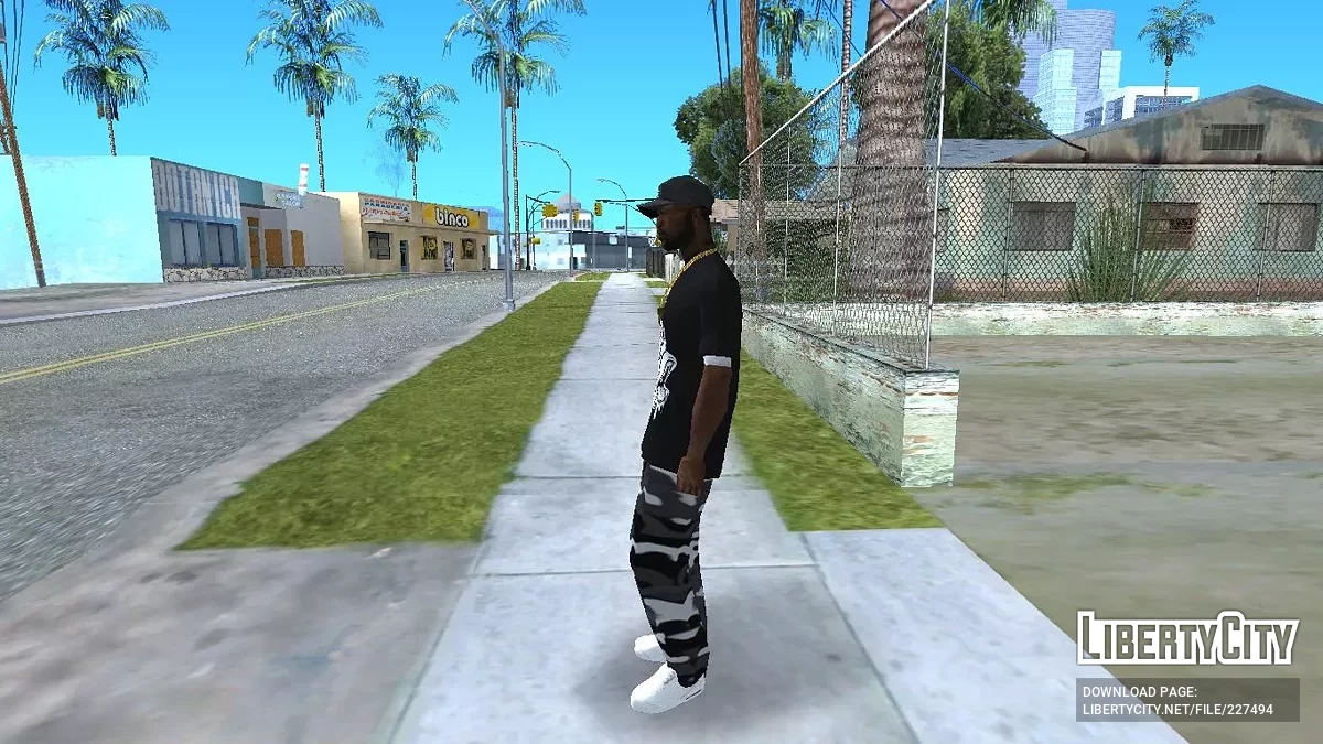 Свит в современной уличной одежде / GTA San Andreas