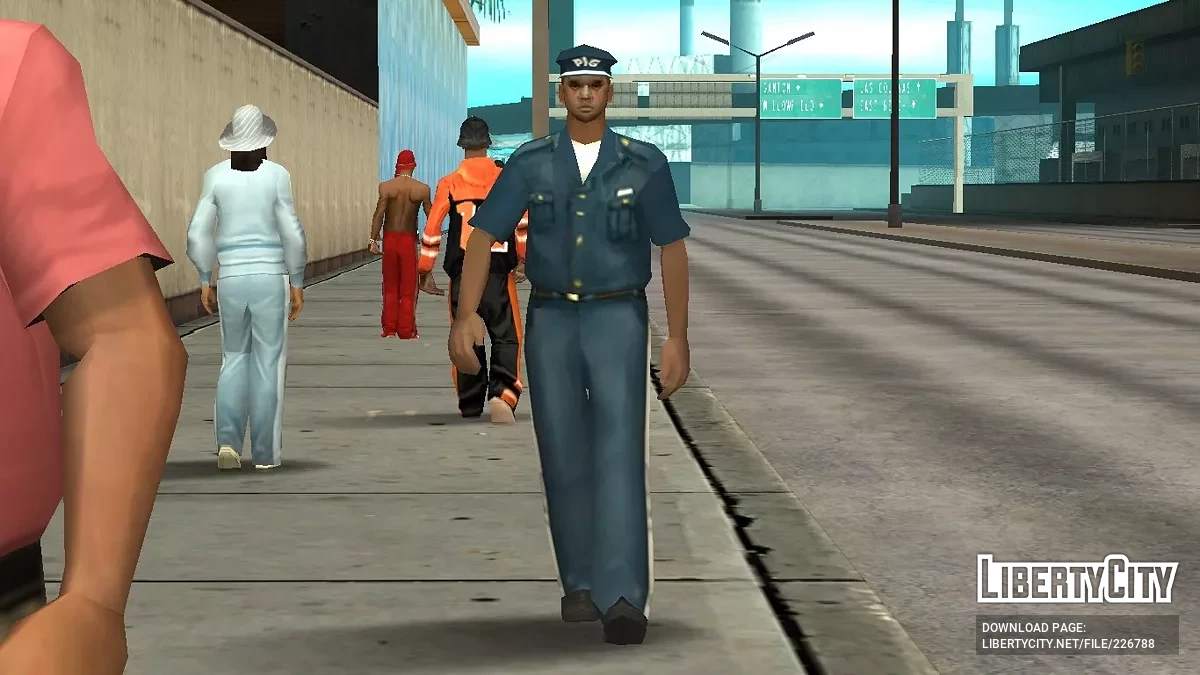 Охранники в стиле VC / GTA San Andreas