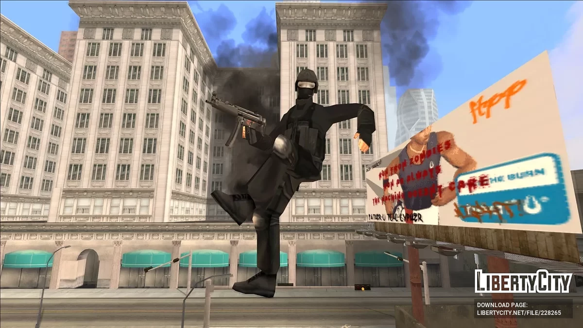 SAS из Counter-Strike / GTA San Andreas