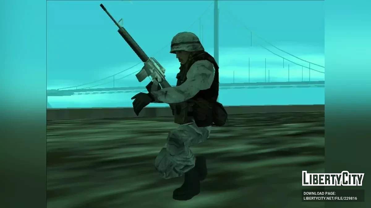 Армия США 80-х годов (SA Style) / GTA San Andreas