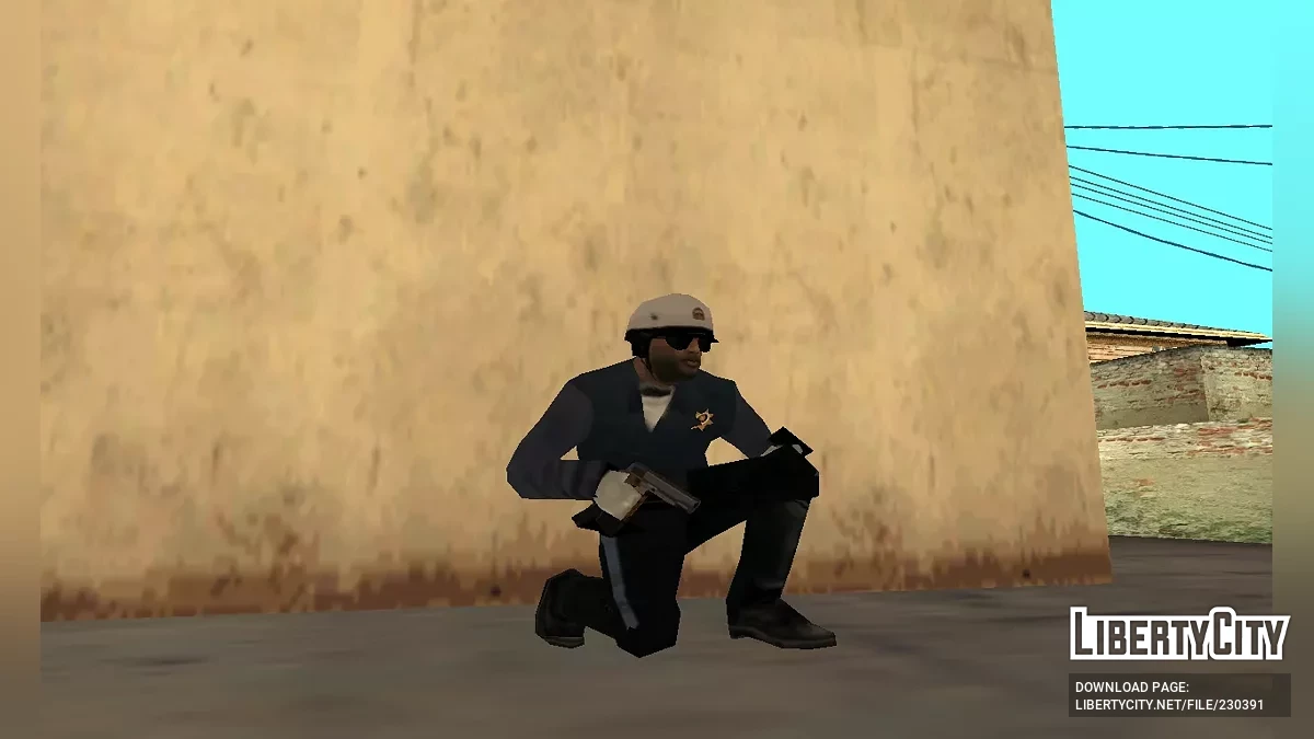 Мотоциклетная полиция Санта-Фе 90-х (Стиль SA) / GTA San Andreas