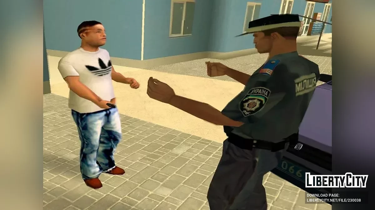 Сержант милиции МВД Украины / GTA San Andreas