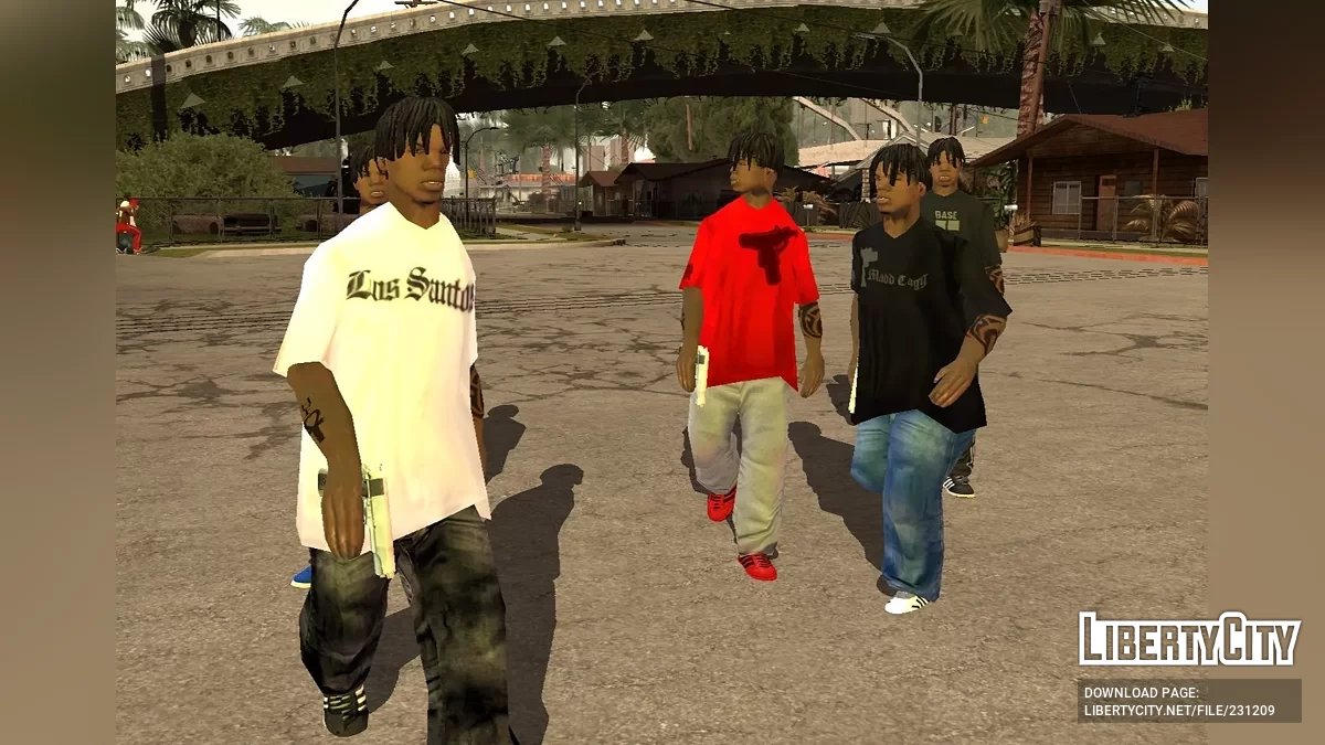 Альтернативные скины для наркоторговца / GTA San Andreas