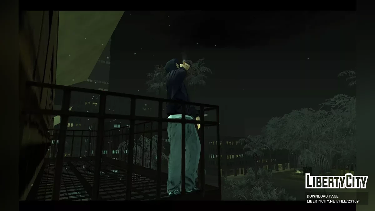 Клод в чёрной толстовке / GTA San Andreas