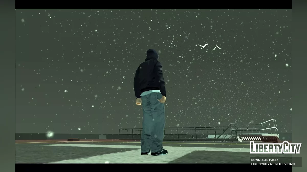 Клод в чёрной толстовке / GTA San Andreas