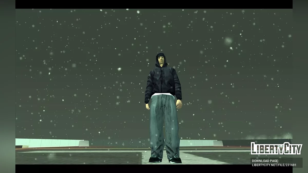 Клод в чёрной толстовке / GTA San Andreas