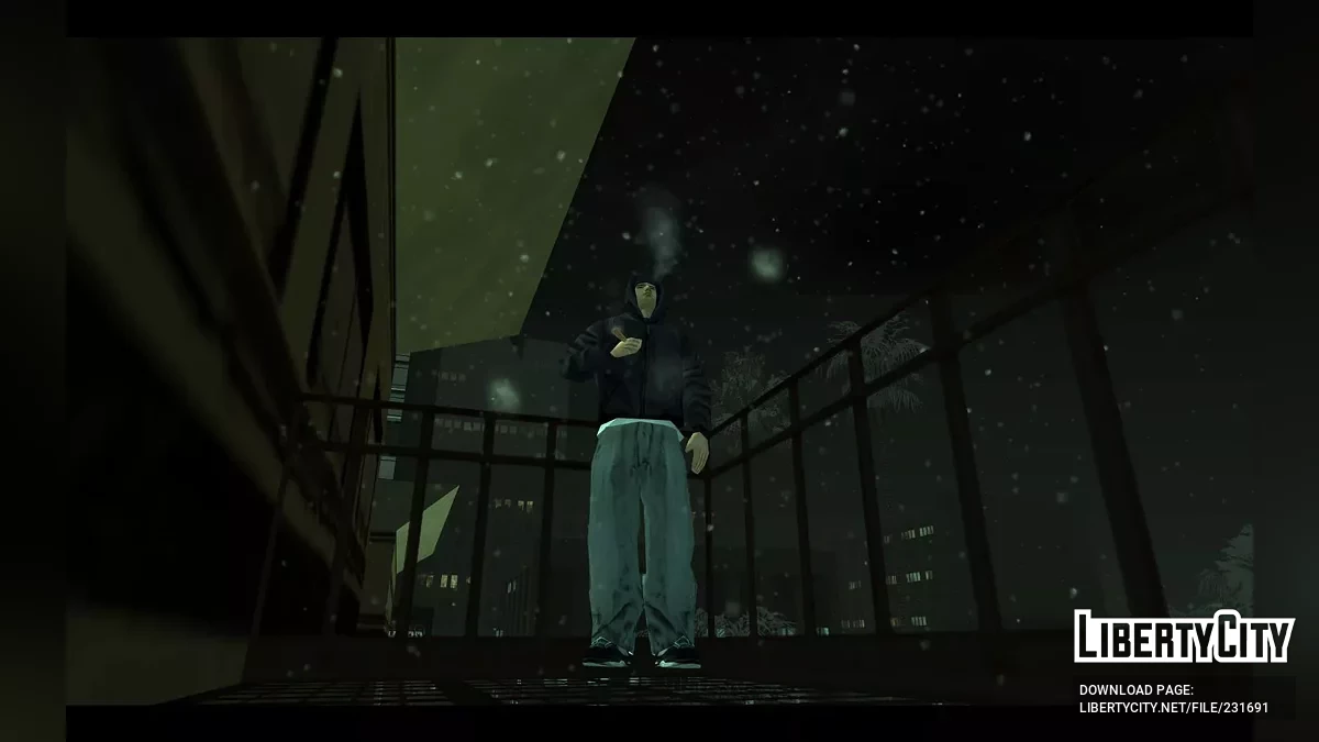 Клод в чёрной толстовке / GTA San Andreas