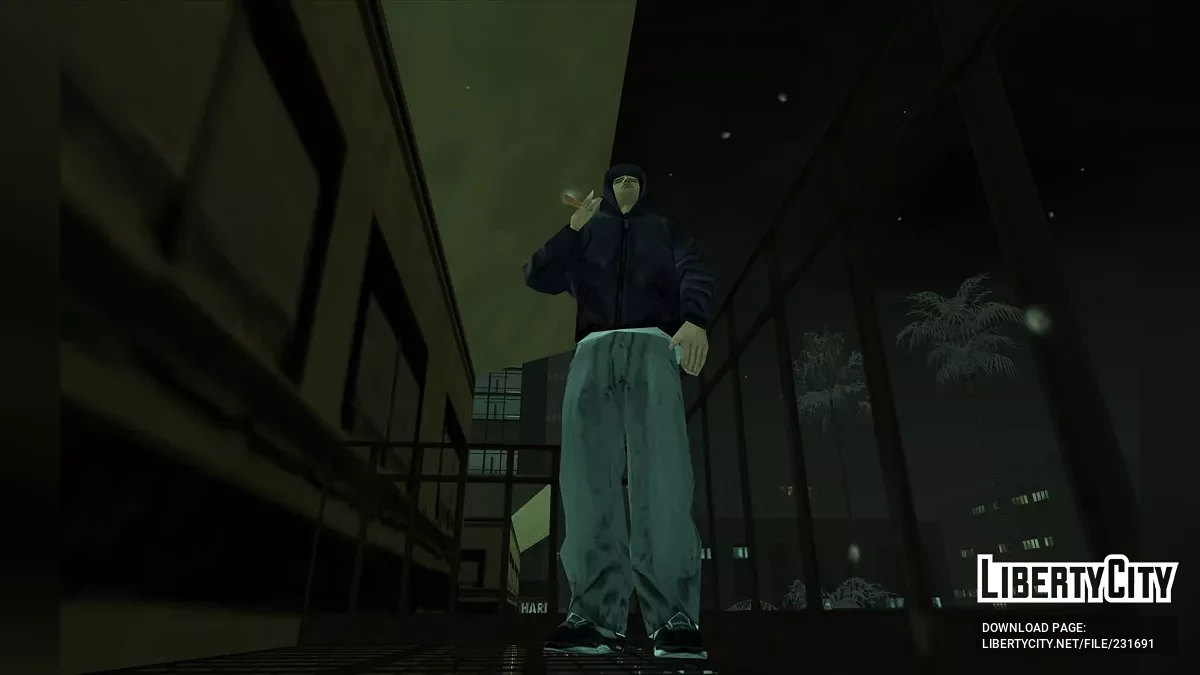 Клод в чёрной толстовке / GTA San Andreas