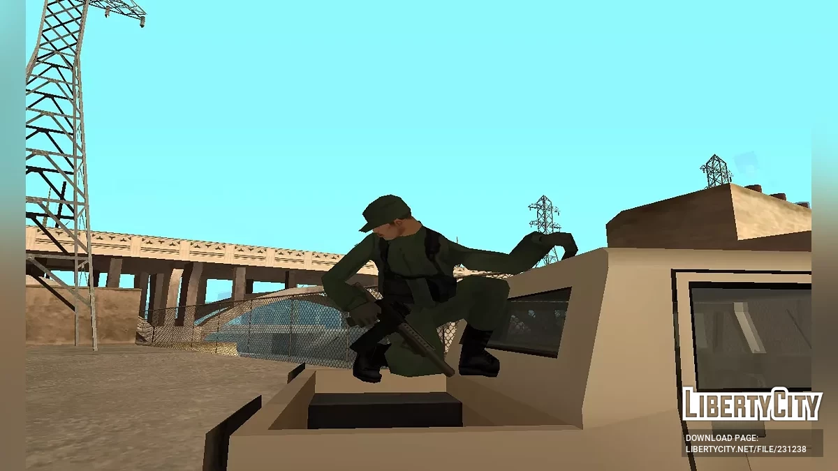 Аргентинские вооруженные силы 90-х (стиль SA) / GTA San Andreas