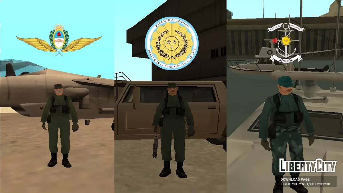 Аргентинские вооруженные силы 90-х (стиль SA) / GTA San Andreas