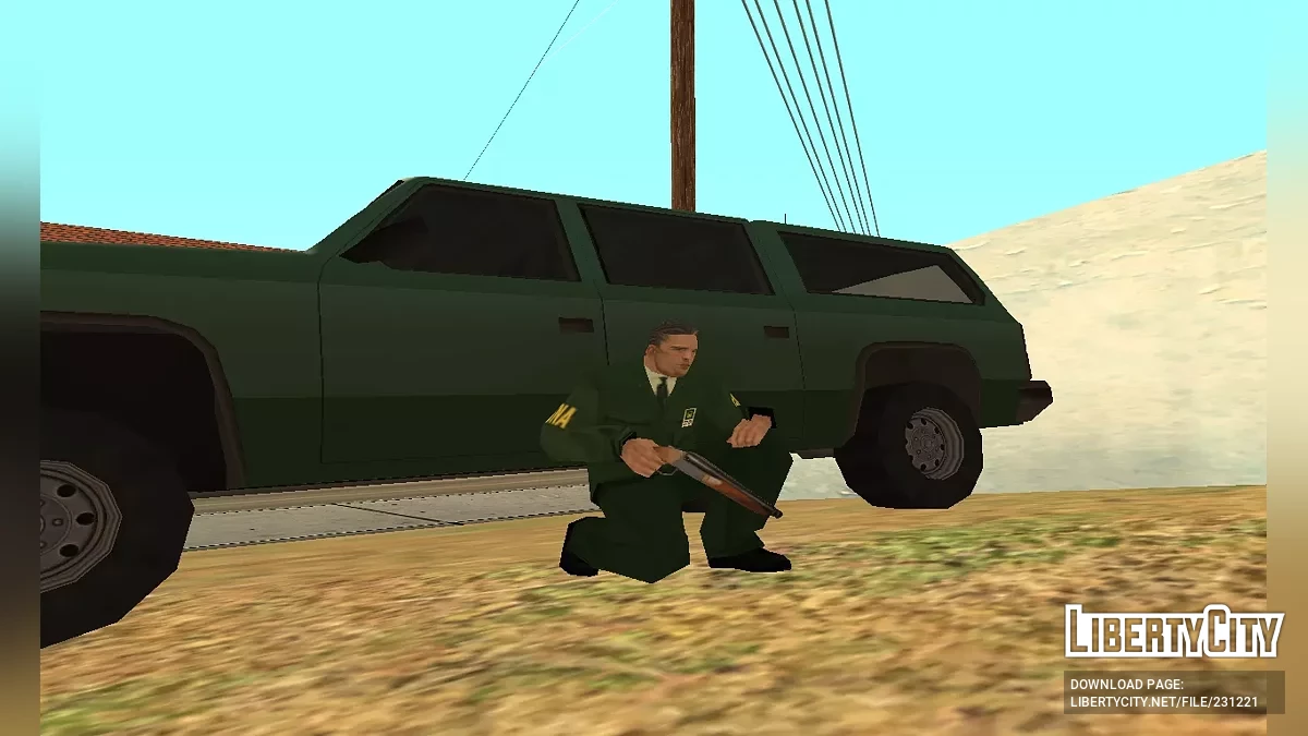Национальная жандармерия Аргентины (GNA) 90-х (в стиле SA) / GTA San Andreas
