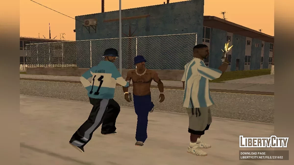 Аргентинские болельщики (SA Style) / GTA San Andreas