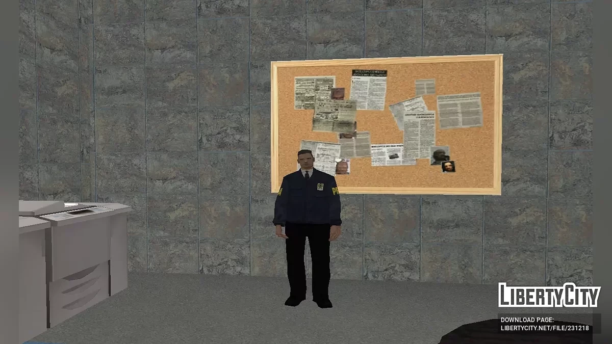 Федеральная полиция Аргентины 90-х (PFA) (стиль SA) / GTA San Andreas