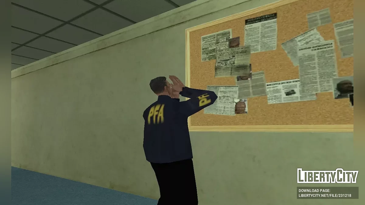 Федеральная полиция Аргентины 90-х (PFA) (стиль SA) / GTA San Andreas