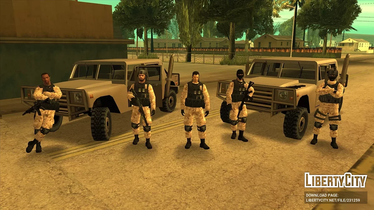 Special Reconnaissance Division (SRD) Marpat Desert / GTA San Andreas