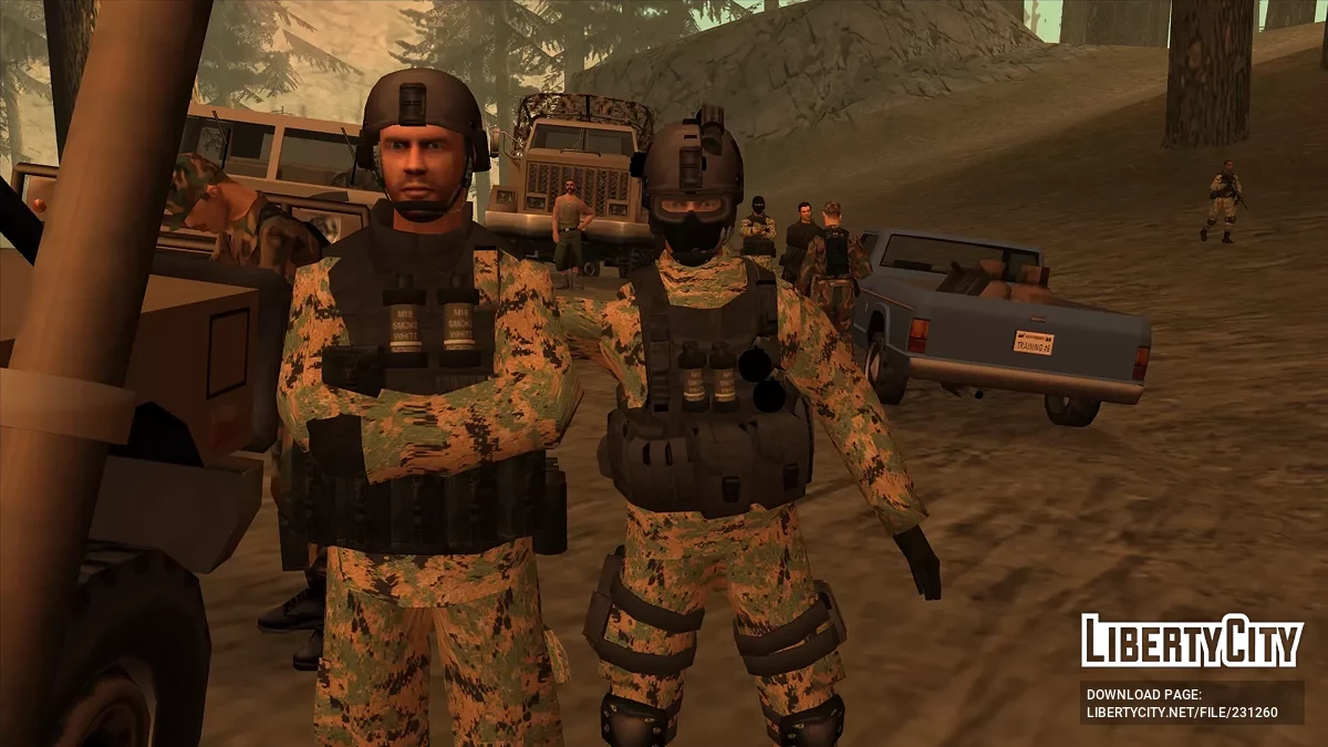 Special Reconnaissance Division (SRD) Marpat Woodland / GTA San Andreas