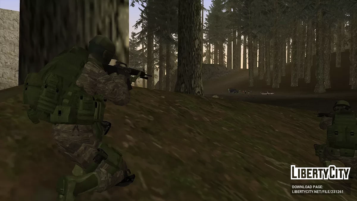 Special Reconnaissance Division (SRD) Tiger Woodland / GTA San Andreas