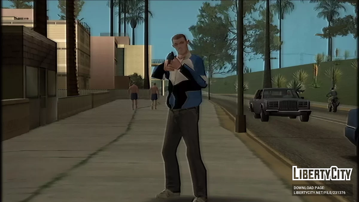 Винсент Кассель из фильма "La Haine" / GTA San Andreas