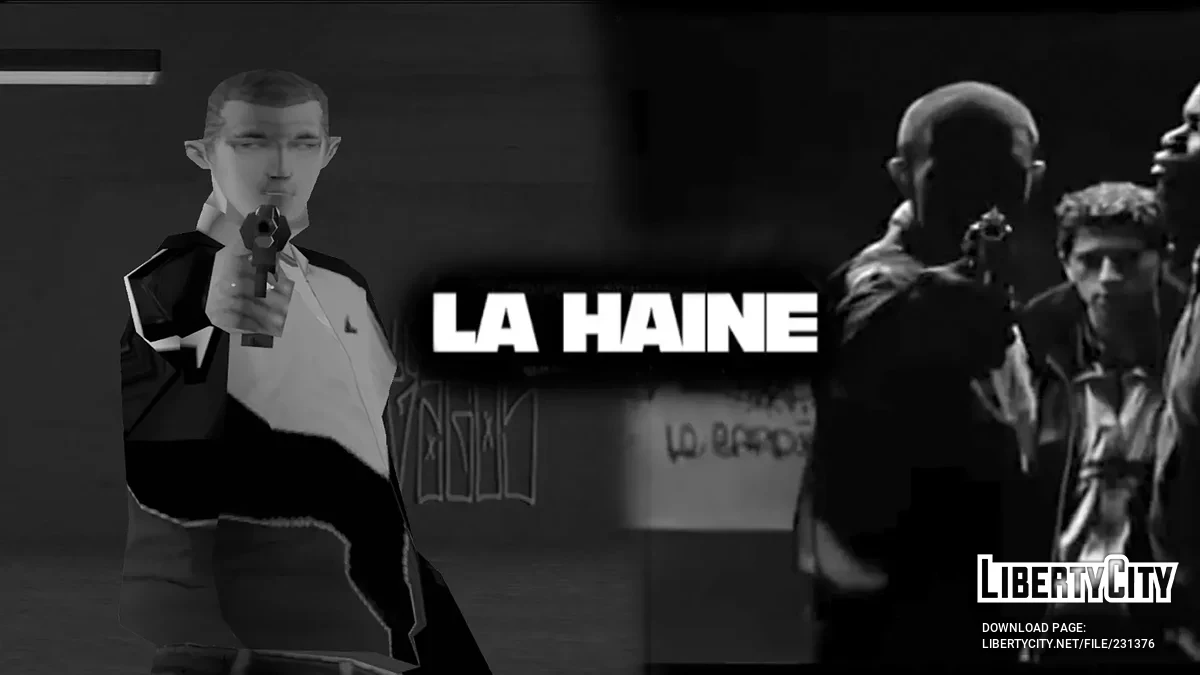 Винсент Кассель из фильма "La Haine" / GTA San Andreas