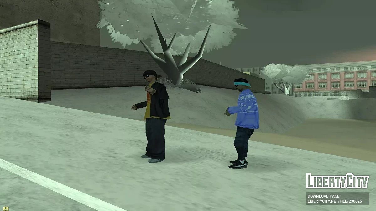 Зимний сборник скинов для банд / GTA San Andreas