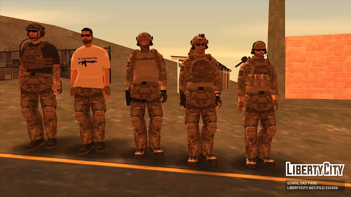 75-й полк Рейнджеров ВС США / GTA San Andreas